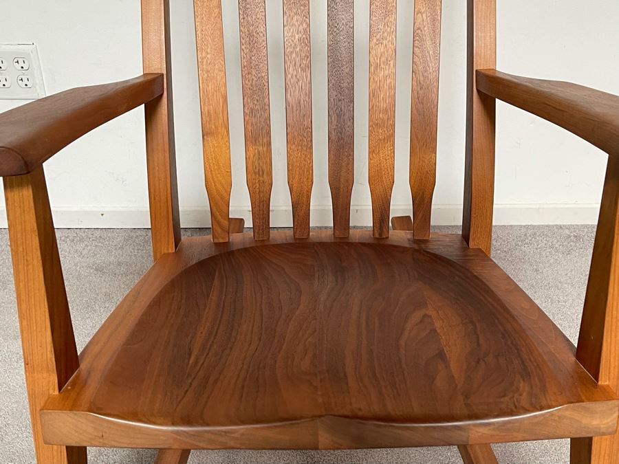 Kinion Furniture Signed Craftsman Handmade Rocking Chair McMinnville, Oregon - See Photos [Photo 10]
