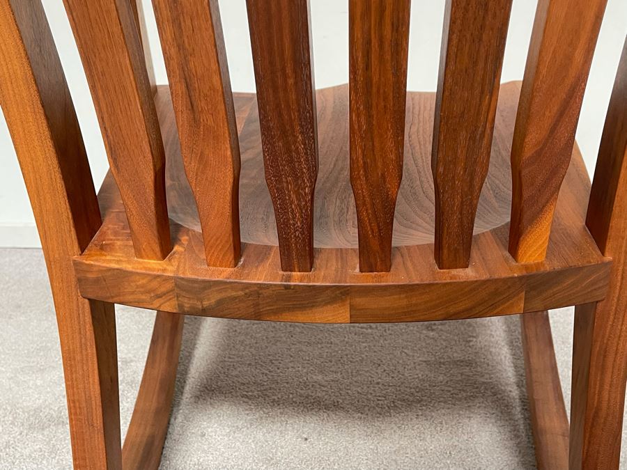 Kinion Furniture Signed Craftsman Handmade Rocking Chair McMinnville, Oregon - See Photos [Photo 14]