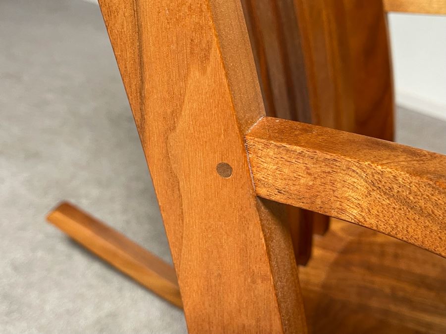 Kinion Furniture Signed Craftsman Handmade Rocking Chair McMinnville, Oregon - See Photos [Photo 17]