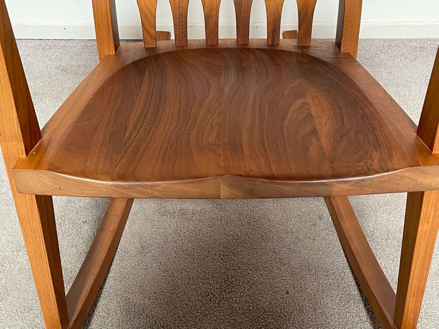 Kinion Furniture Signed Craftsman Handmade Rocking Chair McMinnville, Oregon - See Photos [Photo 9]