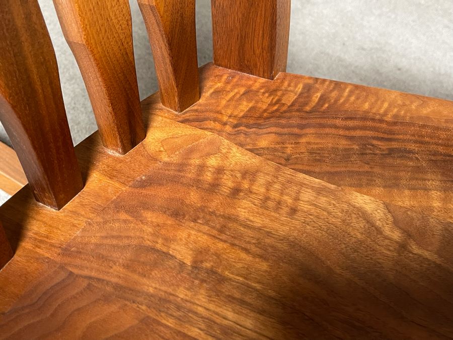 Kinion Furniture Signed Craftsman Handmade Rocking Chair McMinnville, Oregon - See Photos [Photo 18]