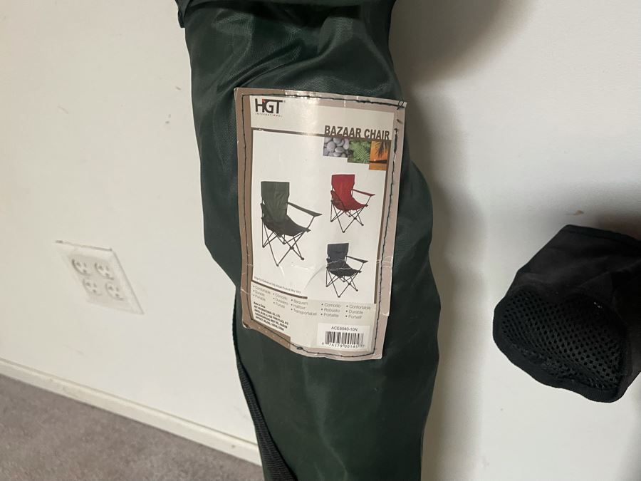 Camping Lot: Sleeping Bag, Folding Backpack Chair And Portable Bazaar Chair [Photo 5]