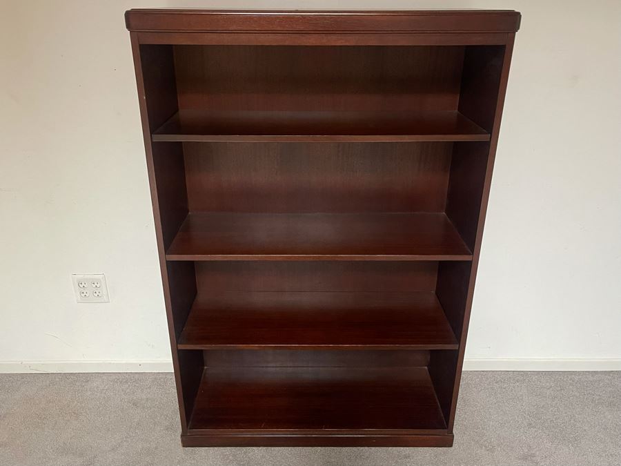 Solid Mahogany Wooden Bookcase 36W X 13D X 53H [Photo 2]
