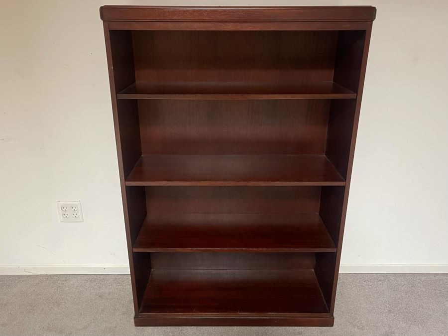 Solid Mahogany Wooden Bookcase 36W X 13D X 53H [Photo 3]