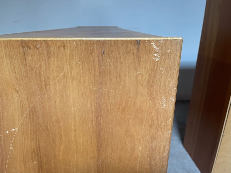 Pair Of Danish Modern Veneer Teak Bookcases [Photo 9]