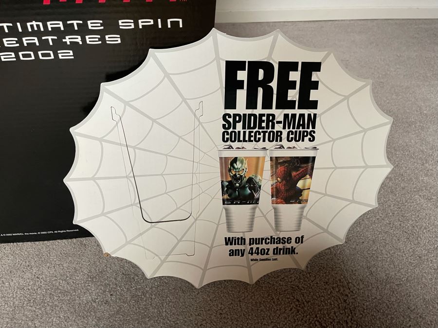 Spider-Man 2002 Movie Life-Size Cardboard Standup Movie Promotion 73H [Photo 5]