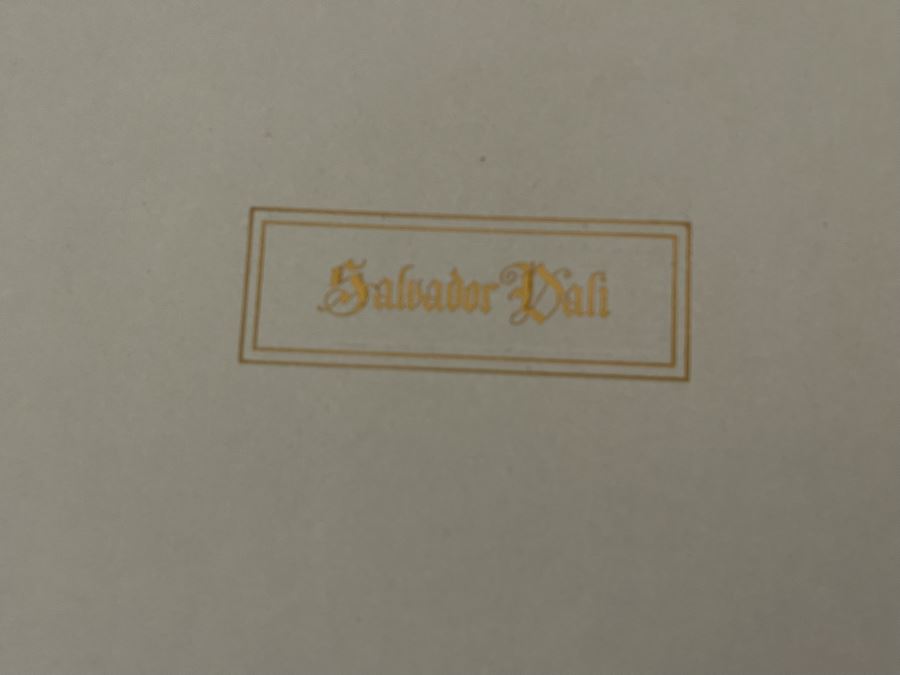 Salvador Dali (1904-1989) Bas Relief Sculpture Titled 'The Last Supper' With Silver Patina Limited Edition I 57/175 In Custom Shadowbox Frame 41 X 35 Appraised $10,750 In 1987 With Certificate Of Authenticity - See Photos [Photo 25]