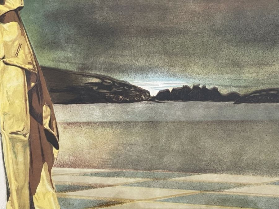 Salvador Dali (1904-1989) Hand Signed Lithograph Titled 'Corpus Hypercubicus' Limited Edition G 84/175 In Custom Frame 36 X 46 Appraised $4,800 In 1987 With Certificate Of Authenticity - See Photos [Photo 11]