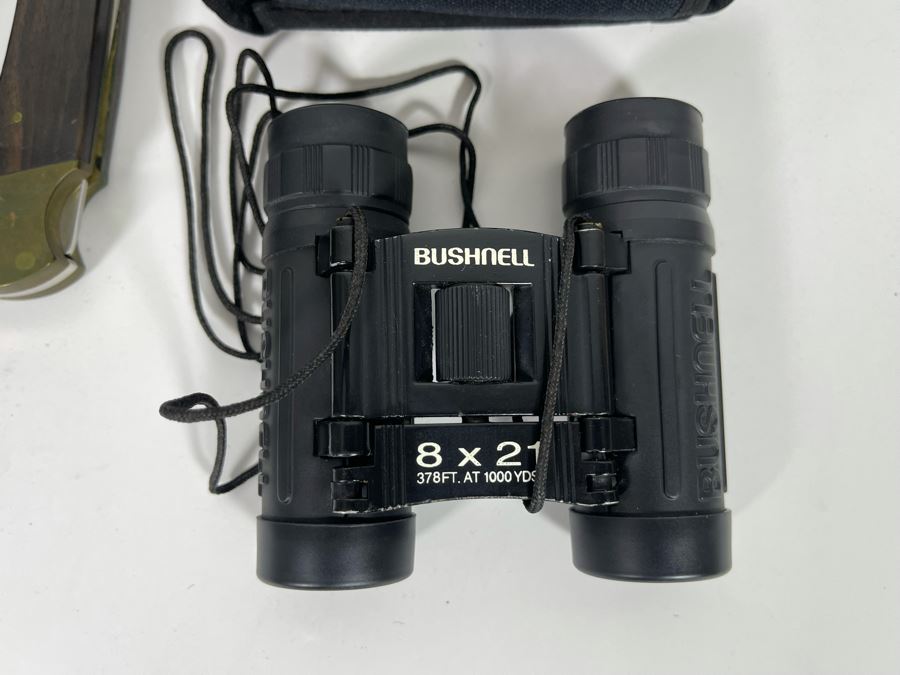 JUST ADDED - Vintage BUCK Pocket Knife And Portable Bushnell Binoculars [Photo 3]