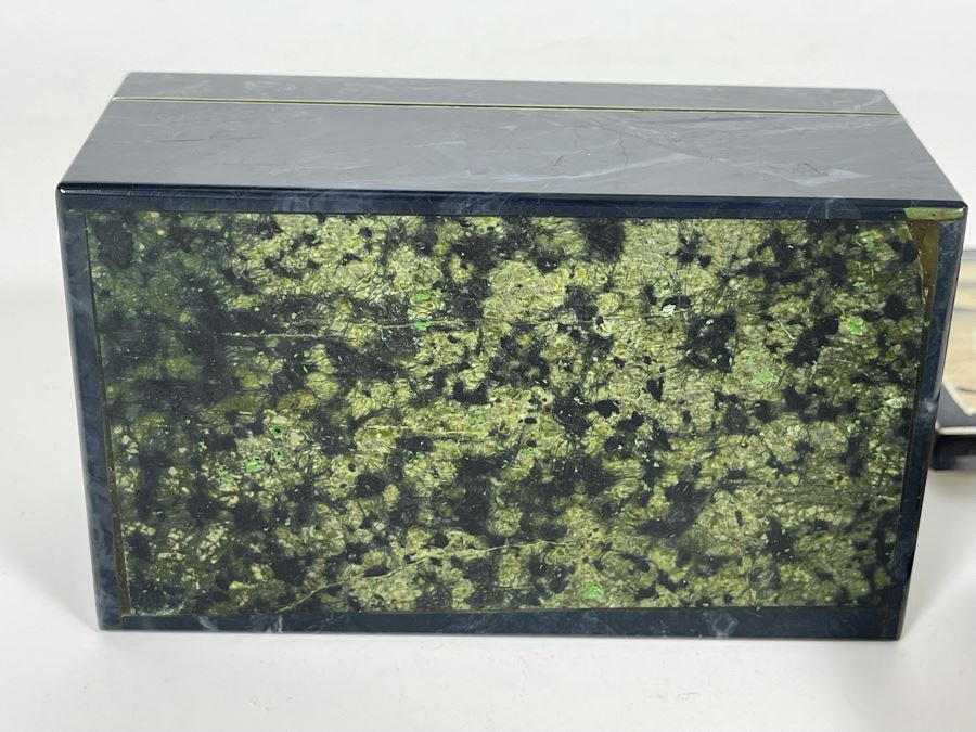 JUST ADDED - Pair Of Handmade Boxes Filled With Various Foreign Coins [Photo 13]