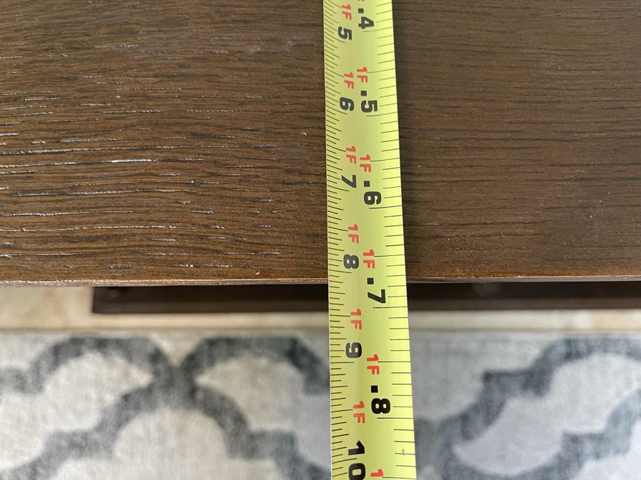 JUST ADDED - Restoration Hardware Wood And Metal Bookshelf 60W X 20D X 34H [Photo 7]