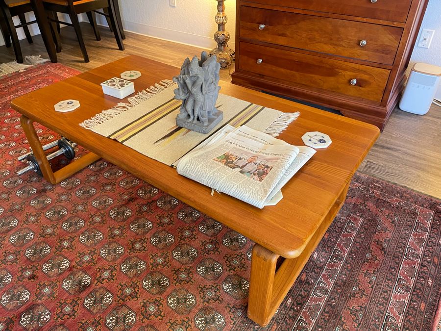 JUST ADDED - Modernist Teak Coffee Table From Sun Cabinet Co [Photo 1]