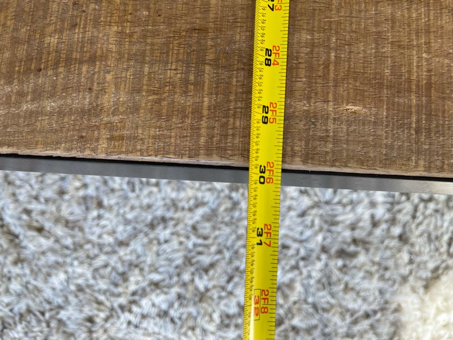 JUST ADDED - Wood And Metal 2-Tier Coffee Table 48W X 30D X 18H [Photo 7]