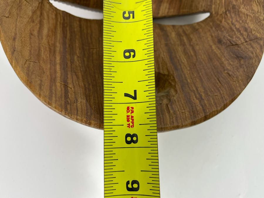 JUST ADDED - Hand Carved Wooden Ethnic Mask 7W X 8H [Photo 7]