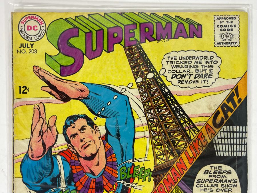 Superman #208 Comic Book [Photo 2]