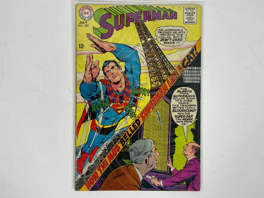 Superman #208 Comic Book [Photo 1]
