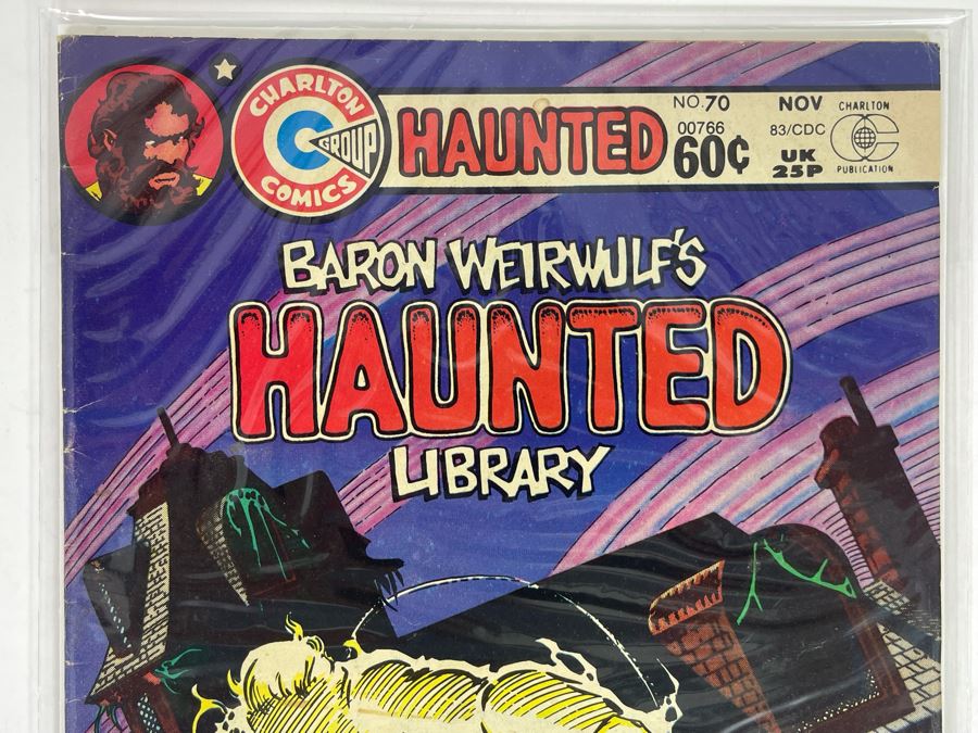 Charlton Comics Baron Weirwulf’s Haunted Library #70 Comic Book [Photo 2]