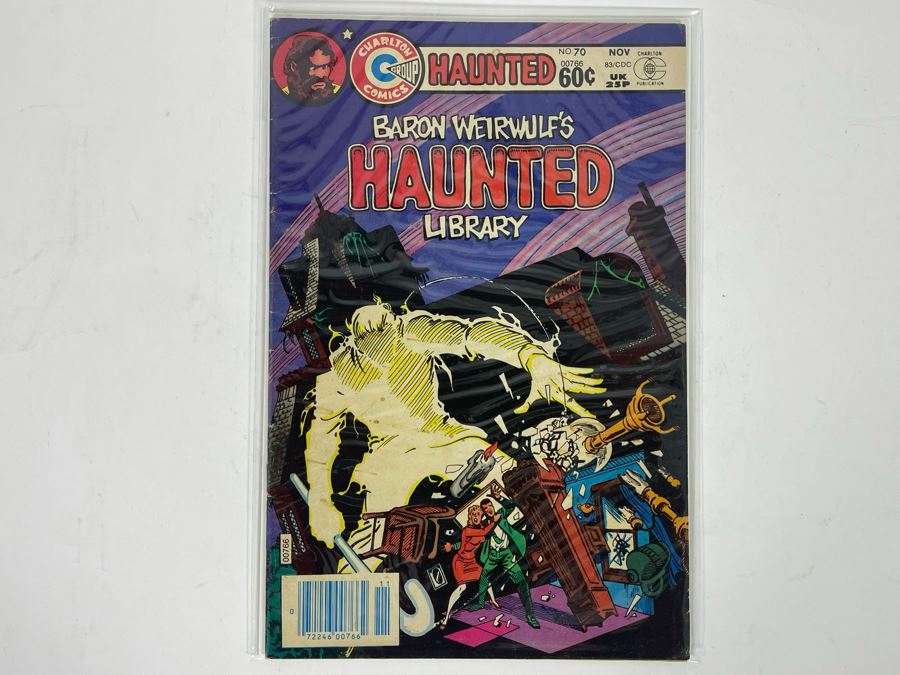 Charlton Comics Baron Weirwulf’s Haunted Library #70 Comic Book [Photo 1]