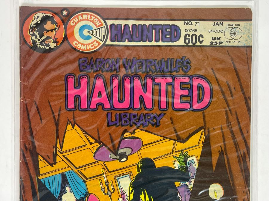 Charlton Comics Baron Weirwulf’s Haunted Library #71 Comic Book [Photo 2]