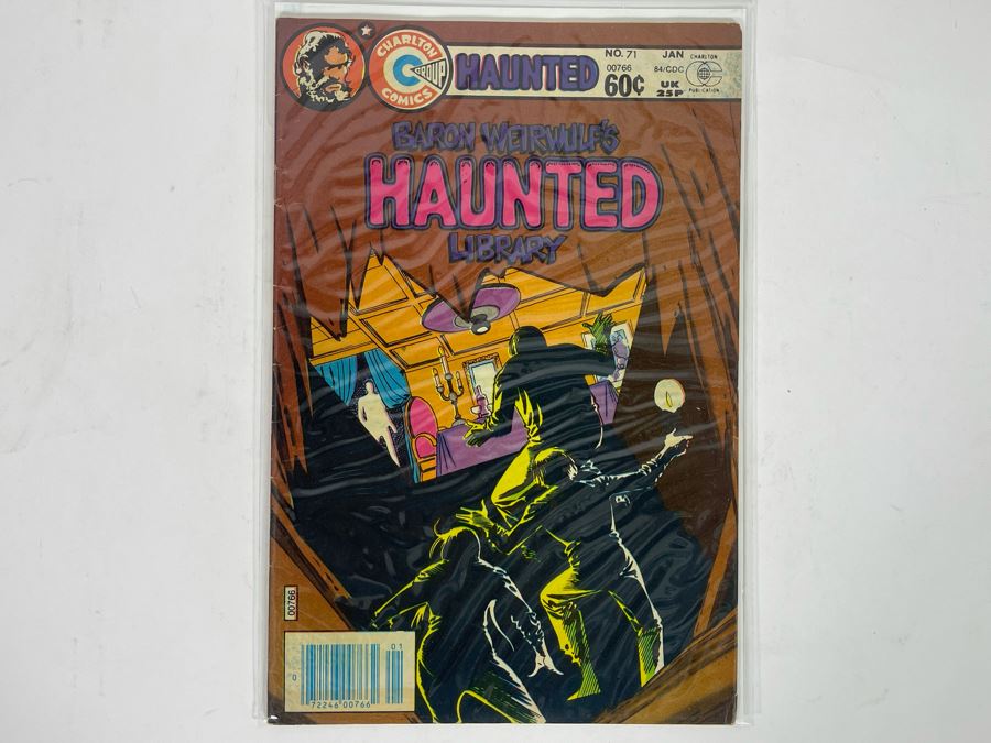 Charlton Comics Baron Weirwulf’s Haunted Library #71 Comic Book [Photo 1]
