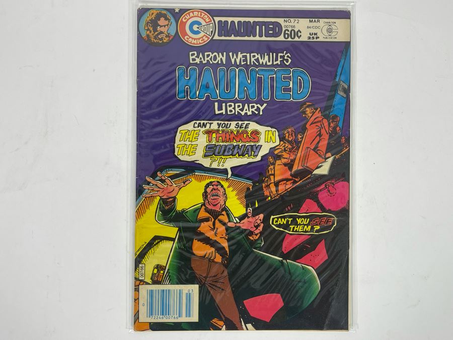 Charlton Comics Baron Weirwulf’s Haunted Library #72 Comic Book [Photo 1]