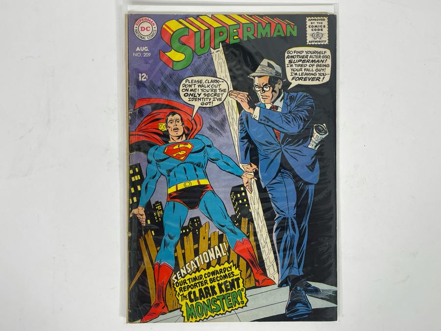 Superman #209 Comic Book [Photo 1]