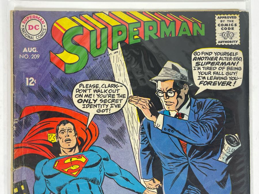 Superman #209 Comic Book [Photo 2]