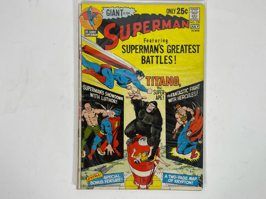 DC Giant Superman #239 Comic Book [Photo 1]