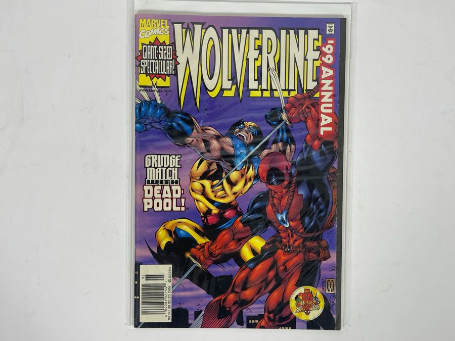 Wolverine 1999 Annual Comic Book Grudge Match With Deadpool [Photo 1]