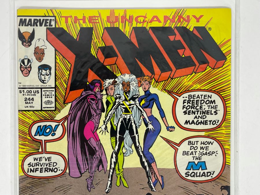 Marvel The Uncanny X-Men #244 Comic Book [Photo 2]