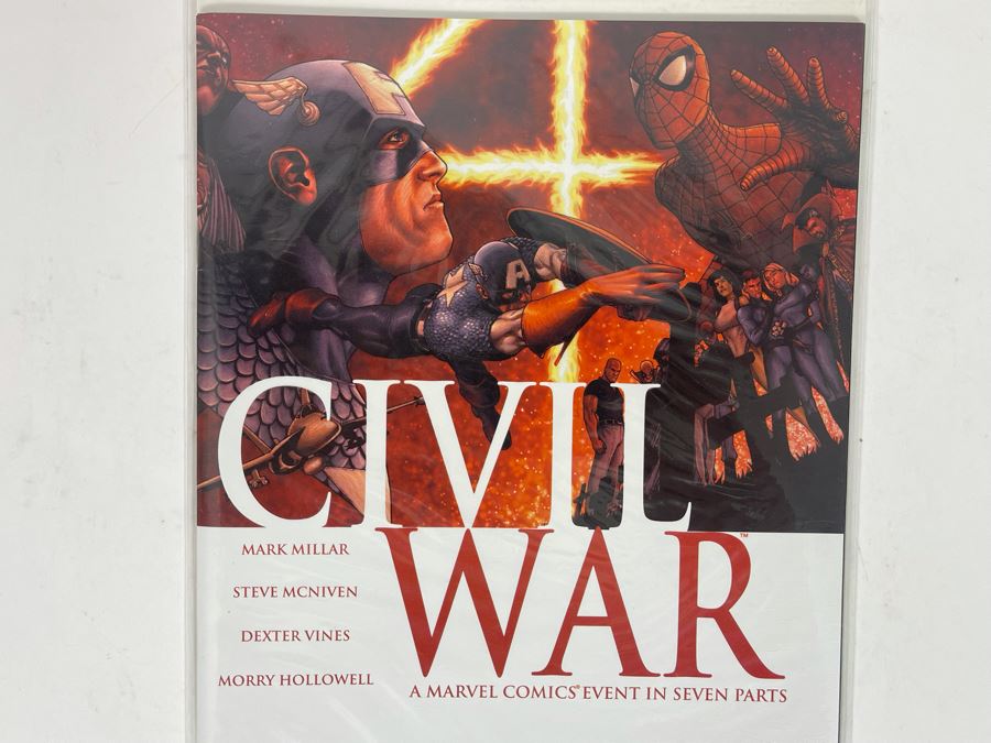 Marvel Civil War #1 Comic Book [Photo 2]
