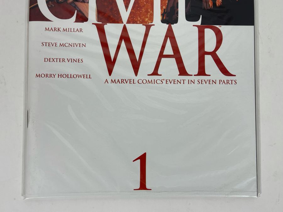 Marvel Civil War #1 Comic Book [Photo 3]