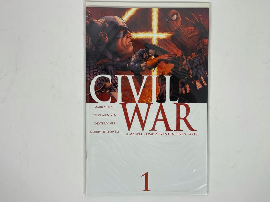 Marvel Civil War #1 Comic Book [Photo 1]