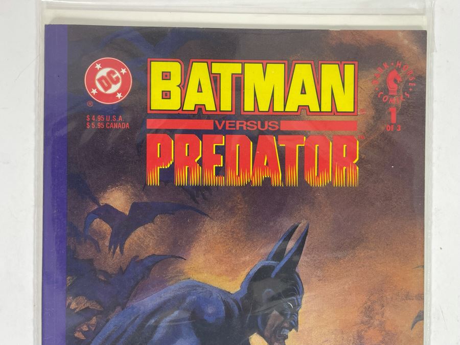 DC Batman Versus Predator Graphic Novel Comic Book #1 [Photo 2]