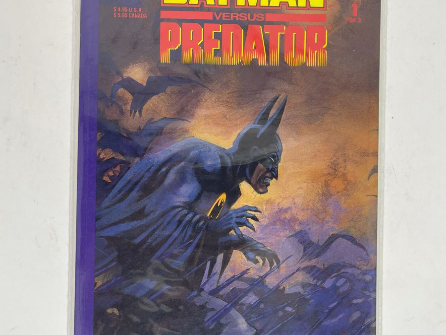 DC Batman Versus Predator Graphic Novel Comic Book #1 [Photo 3]
