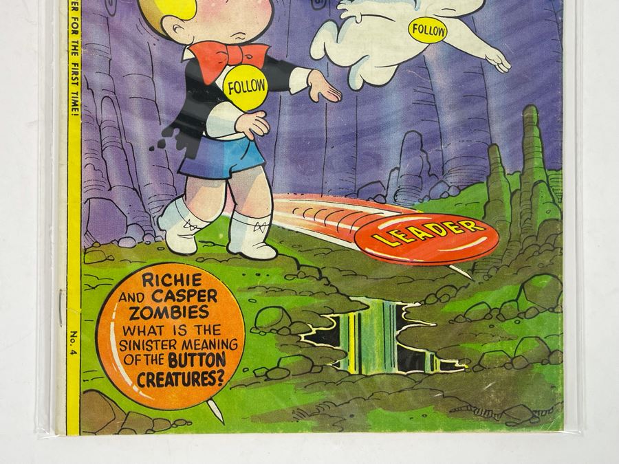 Harvey Comics Richie Rich And Casper #4 Comic Book [Photo 4]
