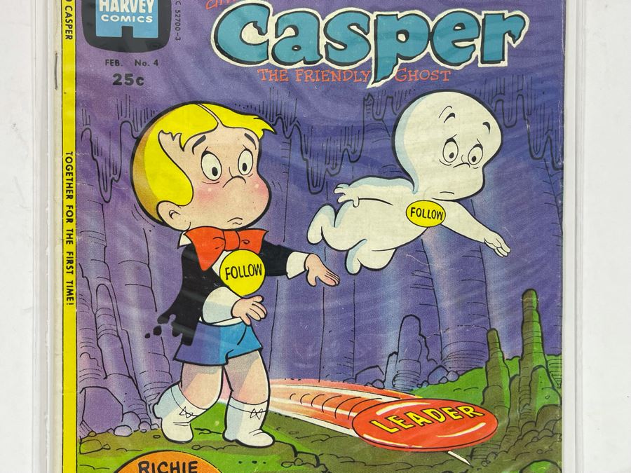 Harvey Comics Richie Rich And Casper #4 Comic Book [Photo 3]