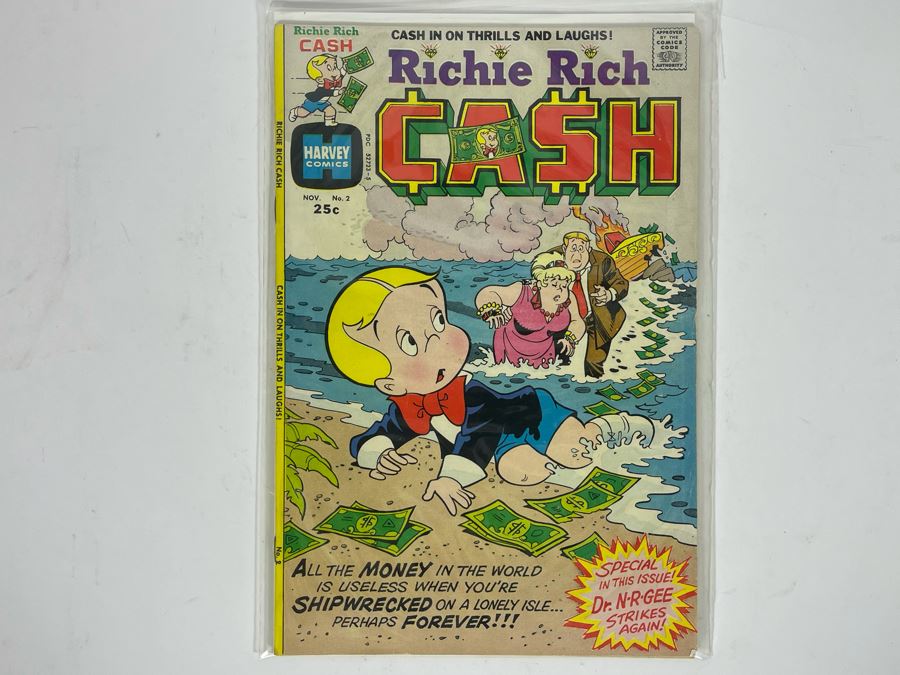 Harvey Comics Richie Rich Cash #2 Comic Book [Photo 1]