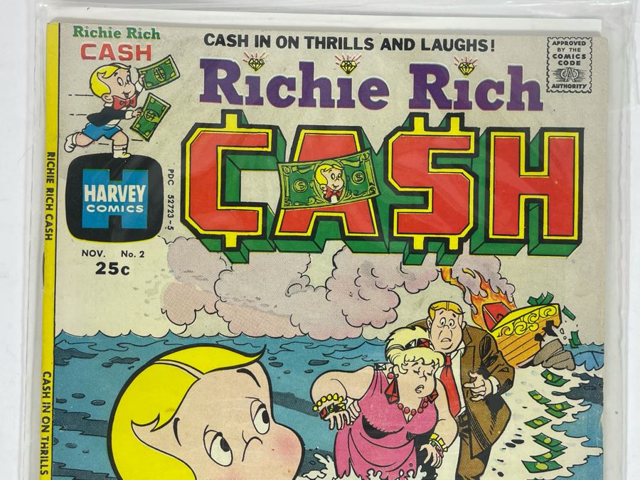 Harvey Comics Richie Rich Cash #2 Comic Book [Photo 3]