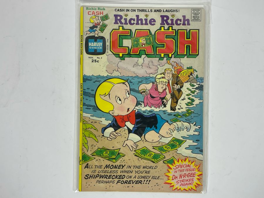 Harvey Comics Richie Rich Cash #2 Comic Book [Photo 2]