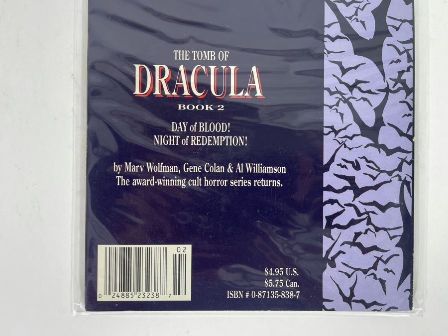 Epic Comics The Tomb Of Dracula #2 Graphic Novel Comic Book [Photo 6]