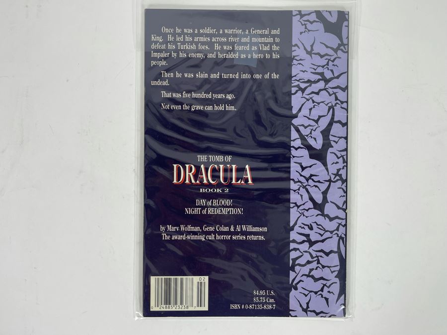 Epic Comics The Tomb Of Dracula #2 Graphic Novel Comic Book [Photo 5]