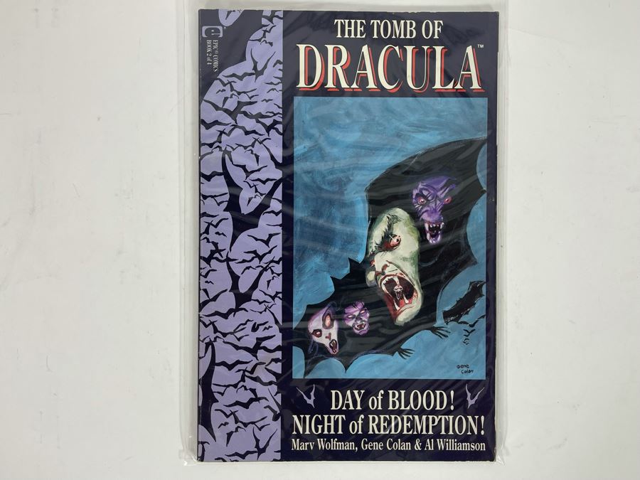 Epic Comics The Tomb Of Dracula #2 Graphic Novel Comic Book [Photo 1]