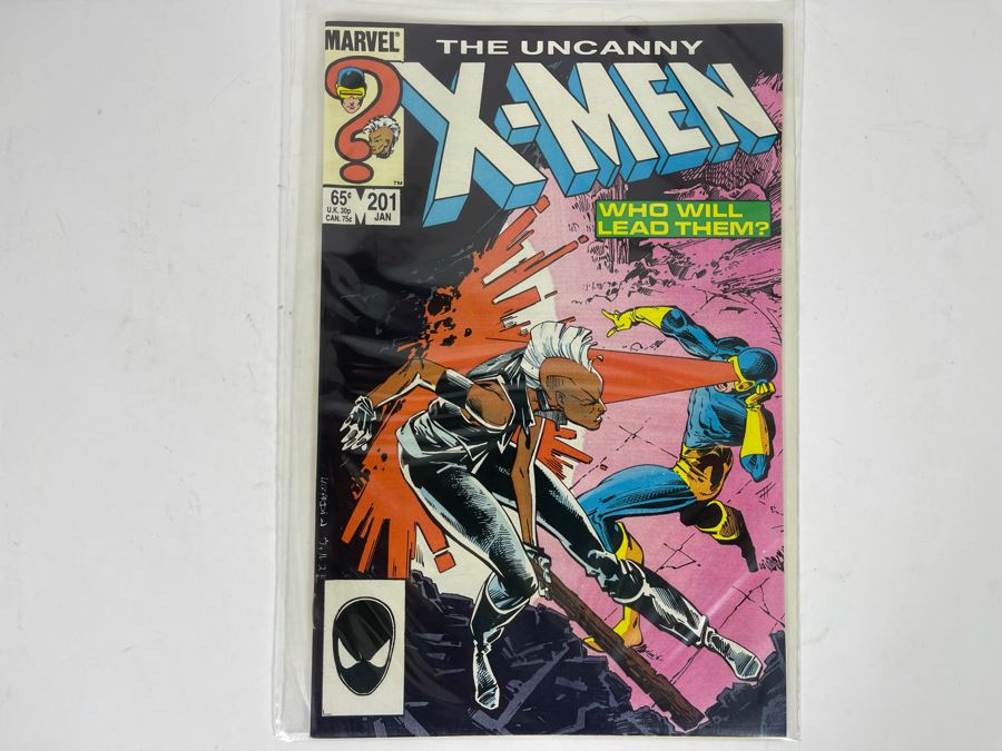 Marvel The Uncanny X-Men #201 Comic Book [Photo 1]