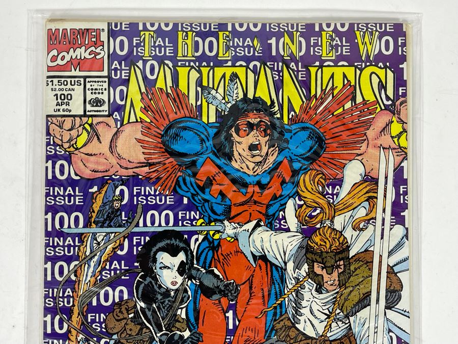 Marvel The New Mutants #100 Comic Book [Photo 2]