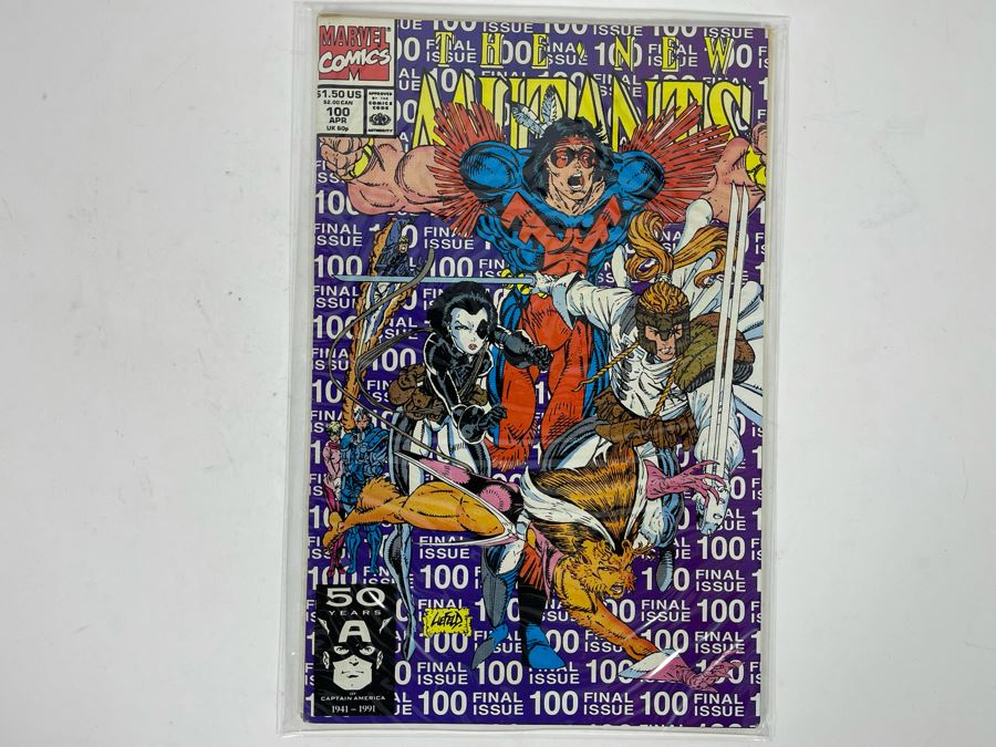 Marvel The New Mutants #100 Comic Book [Photo 1]
