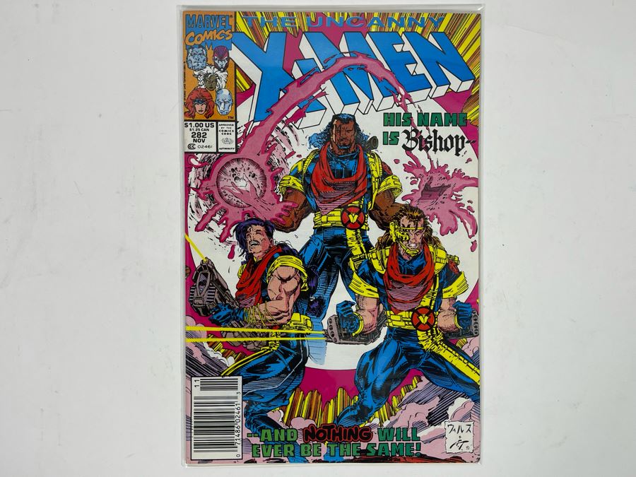 Marvel The Uncanny X-Men #282 Comic Book (First appearance of Bishop) [Photo 1]