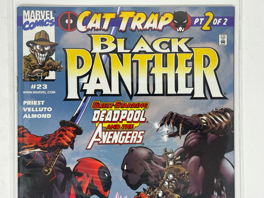 Marvel Black Panther #23 Comic Book Guest Starring Deadpool [Photo 2]