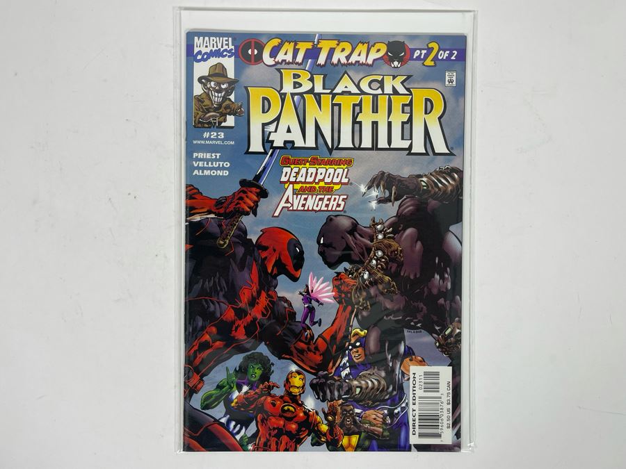 Marvel Black Panther #23 Comic Book Guest Starring Deadpool [Photo 1]