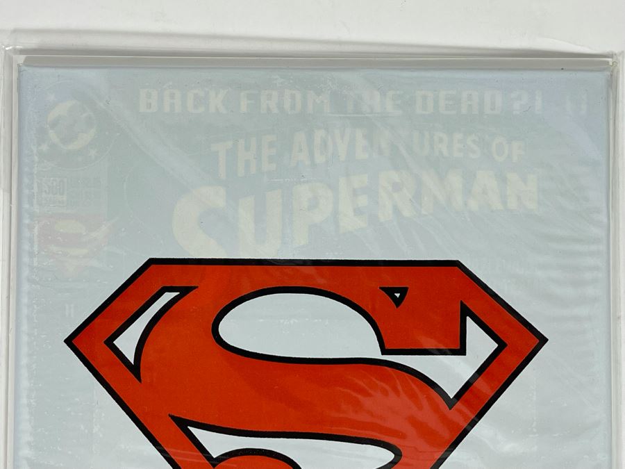 DC The Adventures Of Superman #500 Sealed White Poly Bag Comic Book	 [Photo 3]